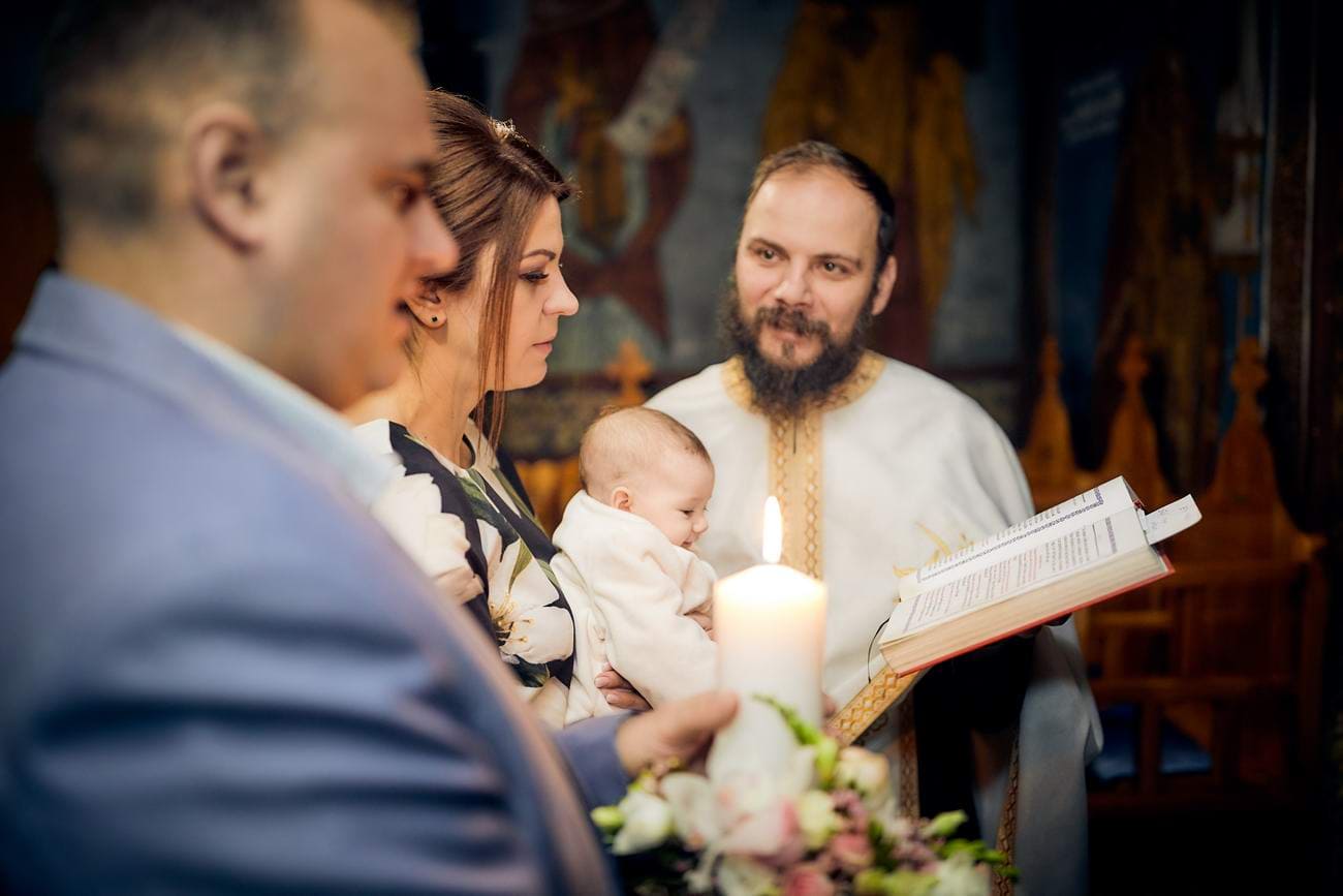fotografii de la botez biserica Brasov