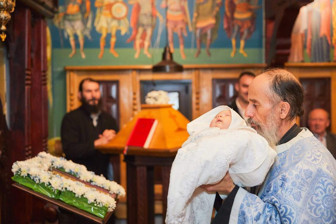 fotografii botez biserica din Brasov