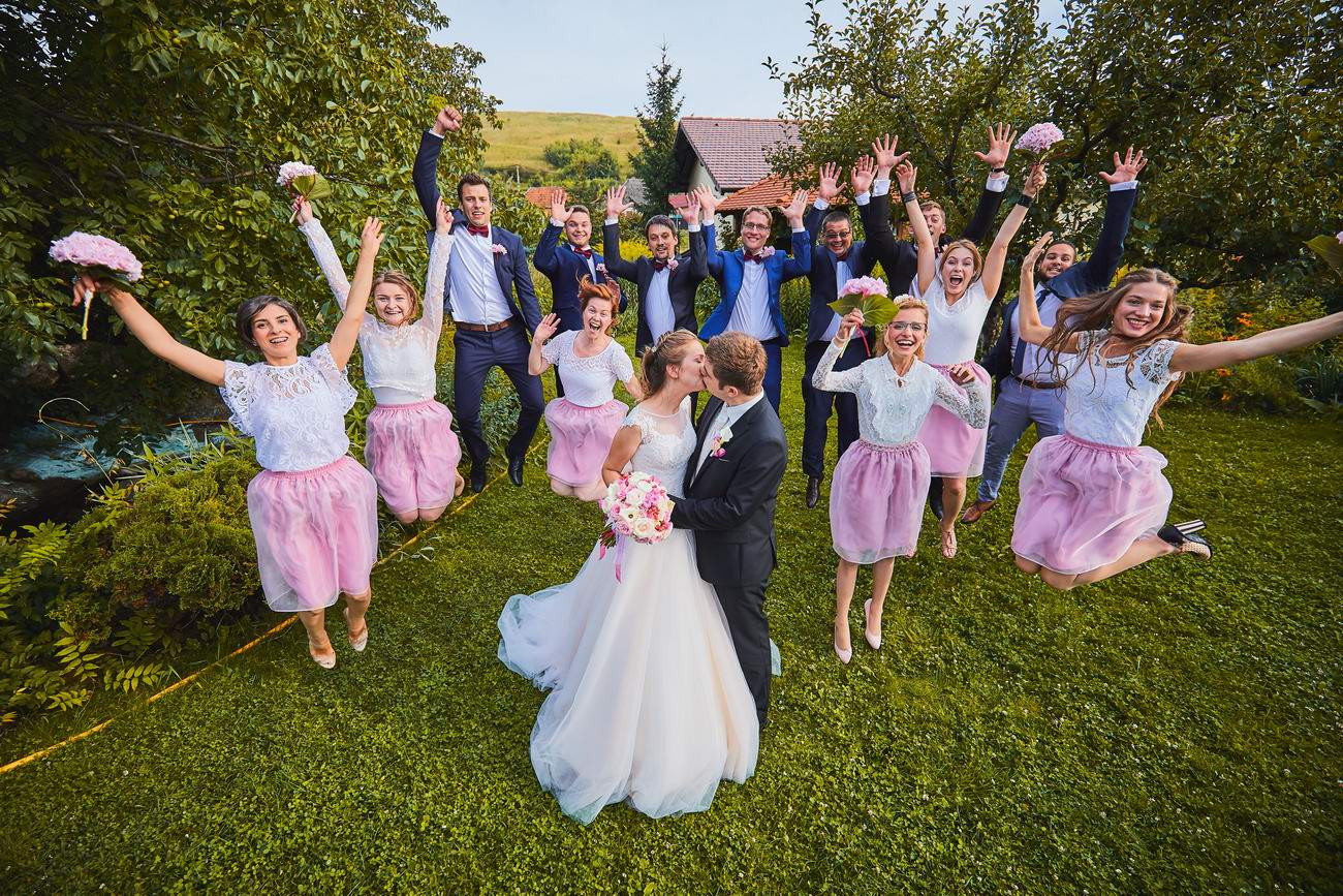 fotografii de grup nunta Brasov