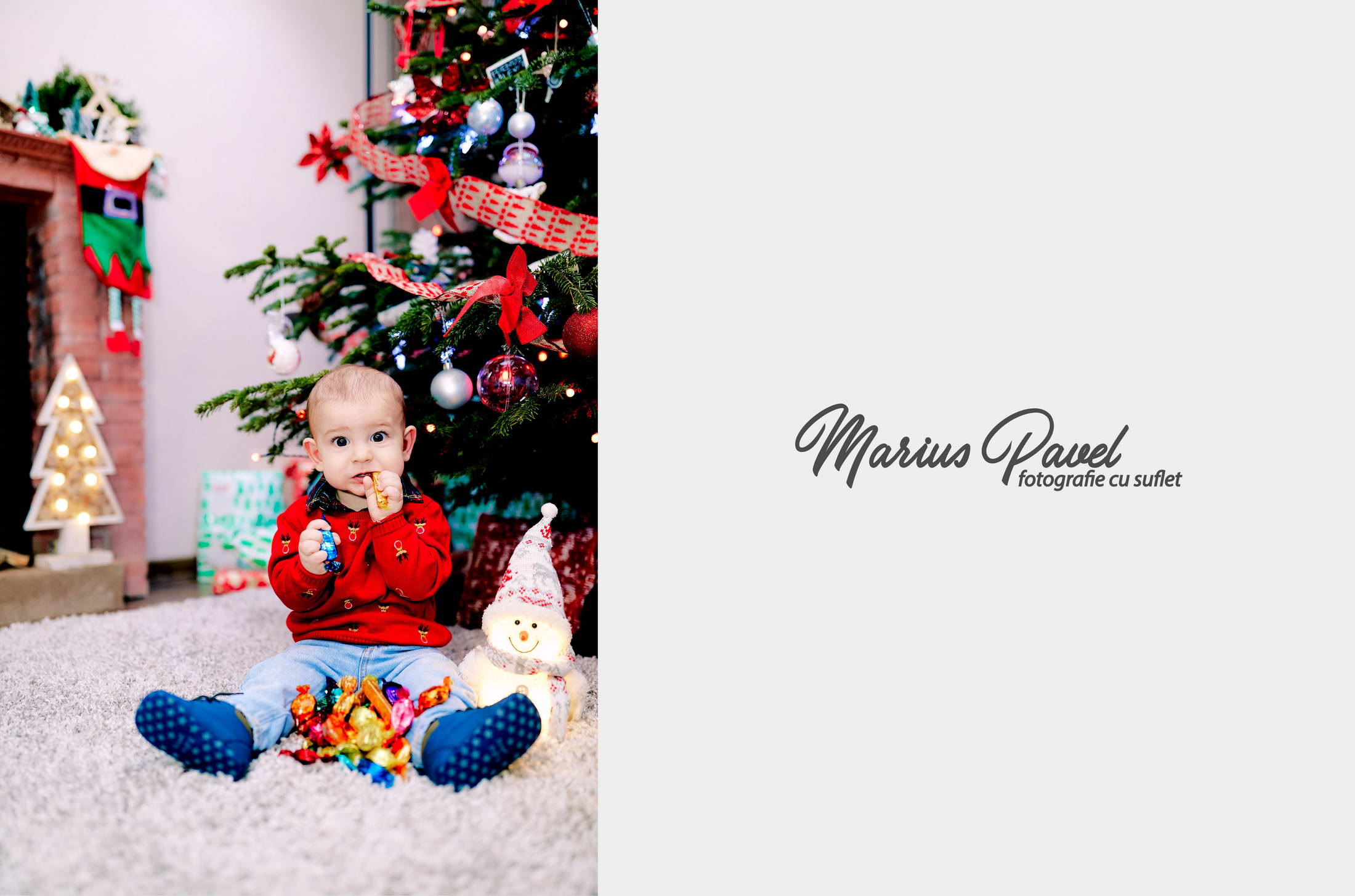 Fotografii Langa Semineu Si Bradul Impodobit De Craciun La Brasov (14)