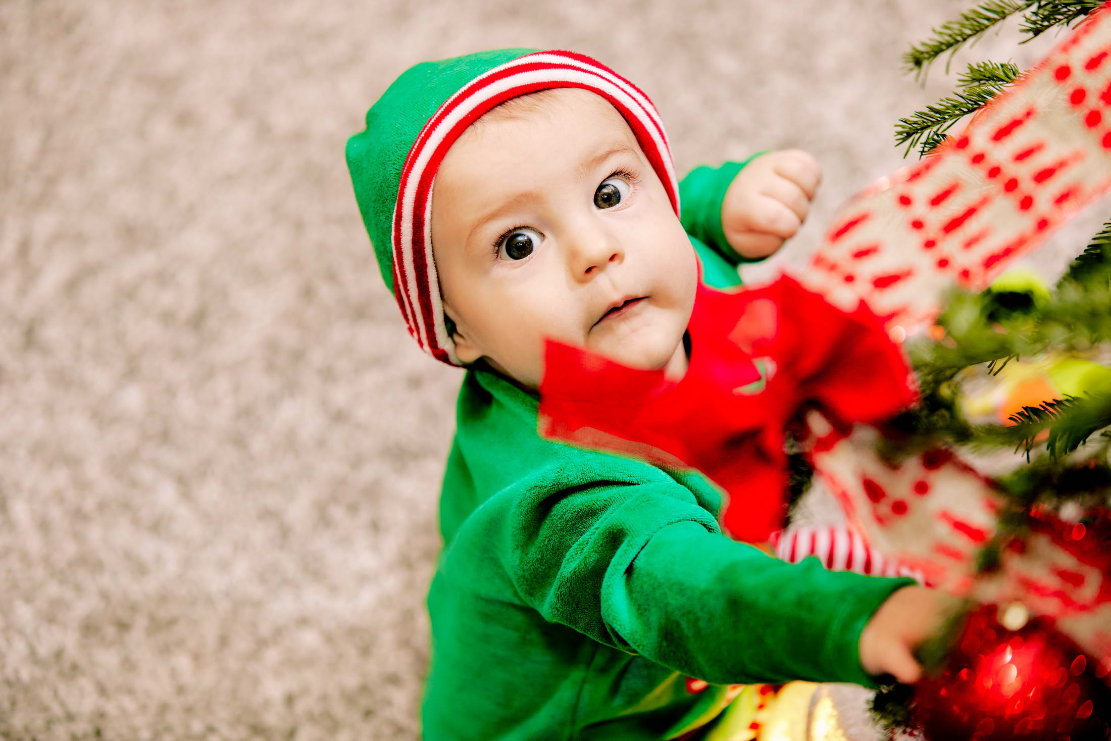 Fotografii Langa Semineu Si Bradul Impodobit De Craciun La Brasov (3)